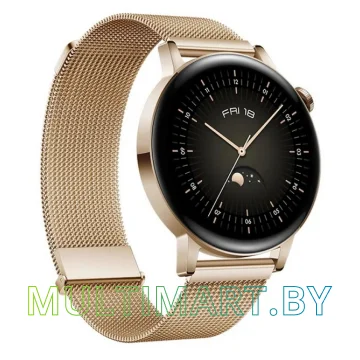 Смарт-часы Huawei Watch GT 3 Elegant 42 мм (с миланским ремешком) картинка 2